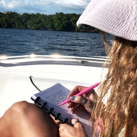 A400PK - Pink Lacquer Bullet Space Pen - Laser engrave or imprint up to four colors a logo, tagline, etc.