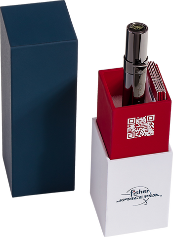 AINFB - Black Titanium Nitride infinium Space Pen - Laser engrave or imprint up to four colors a logo, tagline, etc.