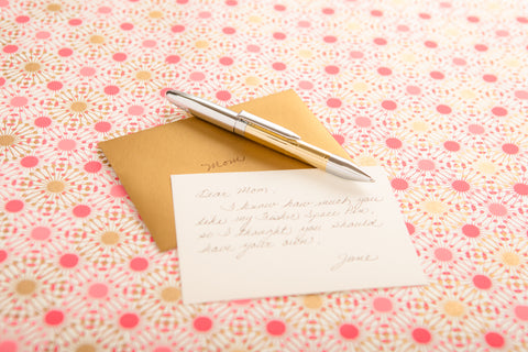 AINFG - Gold Titanium Nitride infinium Space Pen - Laser engrave or imprint up to four colors a logo, tagline, etc.