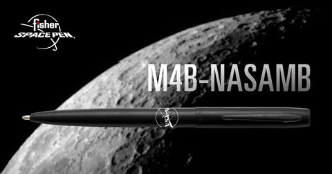 AM4B - Matte Black M4 Space Pen - Laser engrave or imprint up to four colors a logo, tagline, etc.
