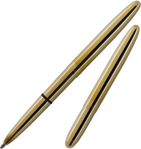 A400RAW - Classic Bullet in Raw Brass, No Finish - Laser engrave or imprint up to four colors a logo, tagline, etc.