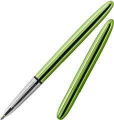 A400LG - Aurora Borealis Green Bullet Space Pen - Laser engrave or imprint up to four colors a logo, tagline, etc.