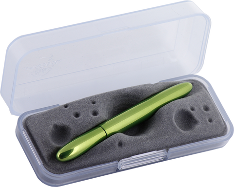 A400LG - Aurora Borealis Green Bullet Space Pen - Laser engrave or imprint up to four colors a logo, tagline, etc.