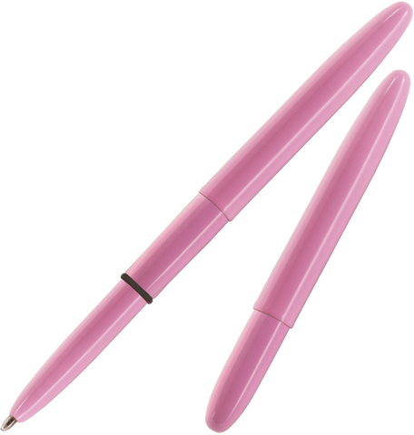 A400PK - Pink Lacquer Bullet Space Pen - Laser engrave or imprint up to four colors a logo, tagline, etc.