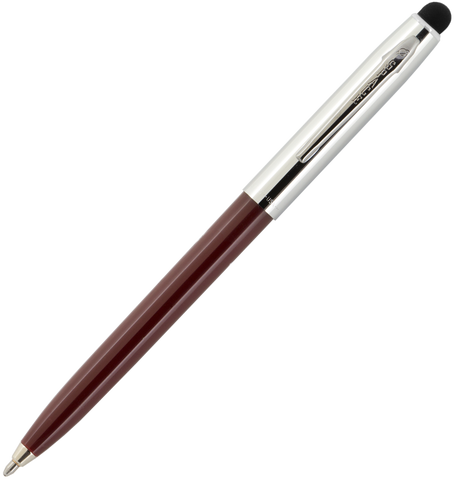 A775/S - Economy Cap-O-Matic w/ Chrome Accents and Stylus - Laser engrave or imprint up to four colors a logo, tagline, etc.