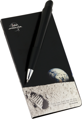 A775 Economy Cap-O-Matic Space Pen w/ Chrome Accents - Laser engrave or imprint up to four colors a logo, tagline, etc.