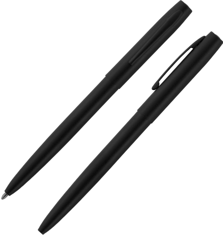 AM4B - Matte Black M4 Space Pen - Laser engrave or imprint up to four colors a logo, tagline, etc.