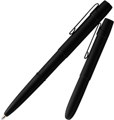 A400BWCBCL - Matte Black Walker Classic Bullet Space Pen - Laser engrave or imprint up to four colors a logo, tagline, etc.