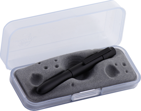 A400BWCBCL - Matte Black Walker Classic Bullet Space Pen - Laser engrave or imprint up to four colors a logo, tagline, etc.