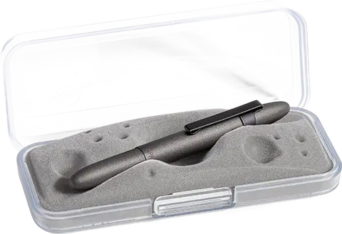 A400H-237-BCL-Tungsten Cerakote Bullet Space Pen, Black Clip