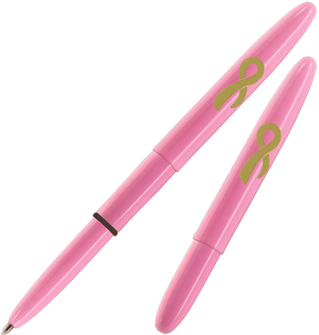 A400PK - Pink Lacquer Bullet Space Pen - Laser engrave or imprint up to four colors a logo, tagline, etc.