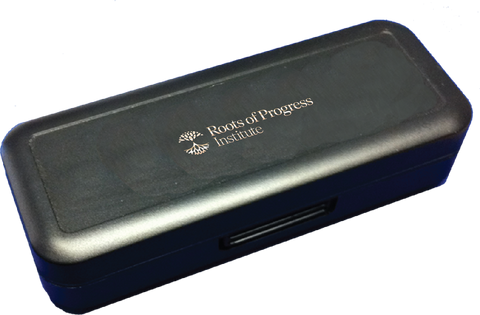 A400TBL - Tahitian Blue Bullet Space Pen - Laser engrave or imprint up to four colors a logo, tagline, etc.