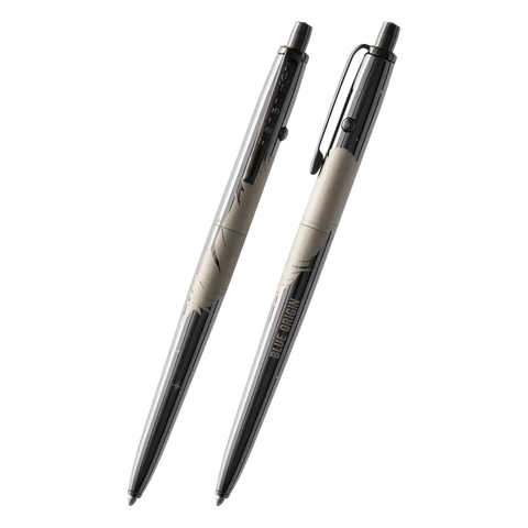 AAG7-BTN/FS-BO - Dark Matter Black Titanium Nitride Astronaut Space Pen, Blue Origin Special Edition