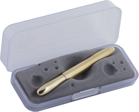 A400RAW - Classic Bullet in Raw Brass, No Finish - Laser engrave or imprint up to four colors a logo, tagline, etc.