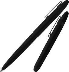 A400BCL - Classic Bullet Space Pen in Non-Reflective Matte Black with clip