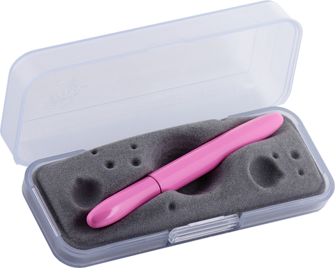 A400PK - Pink Lacquer Bullet Space Pen - Laser engrave or imprint up to four colors a logo, tagline, etc.