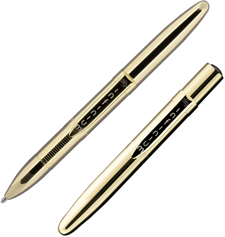 AINFG - Gold Titanium Nitride infinium Space Pen - Laser engrave or imprint up to four colors a logo, tagline, etc.