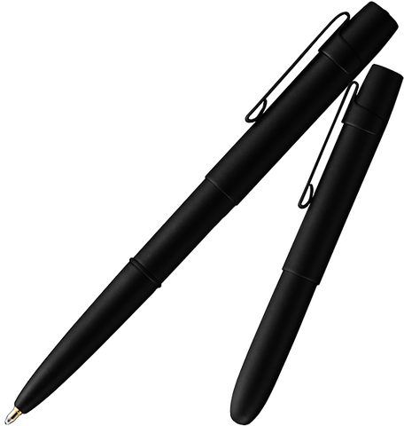A400BWCBCL - Matte Black Walker Classic Bullet Space Pen - Laser engrave or imprint up to four colors a logo, tagline, etc.